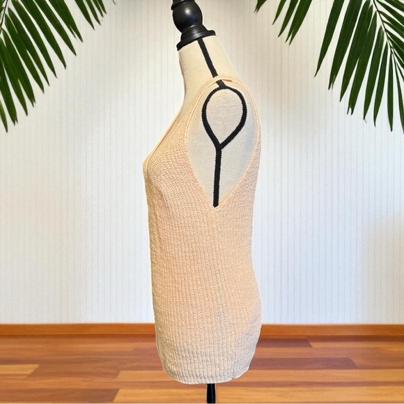 Madewell Peach Knit Sweater Tank Top – Size Large - Picture 5 of 12